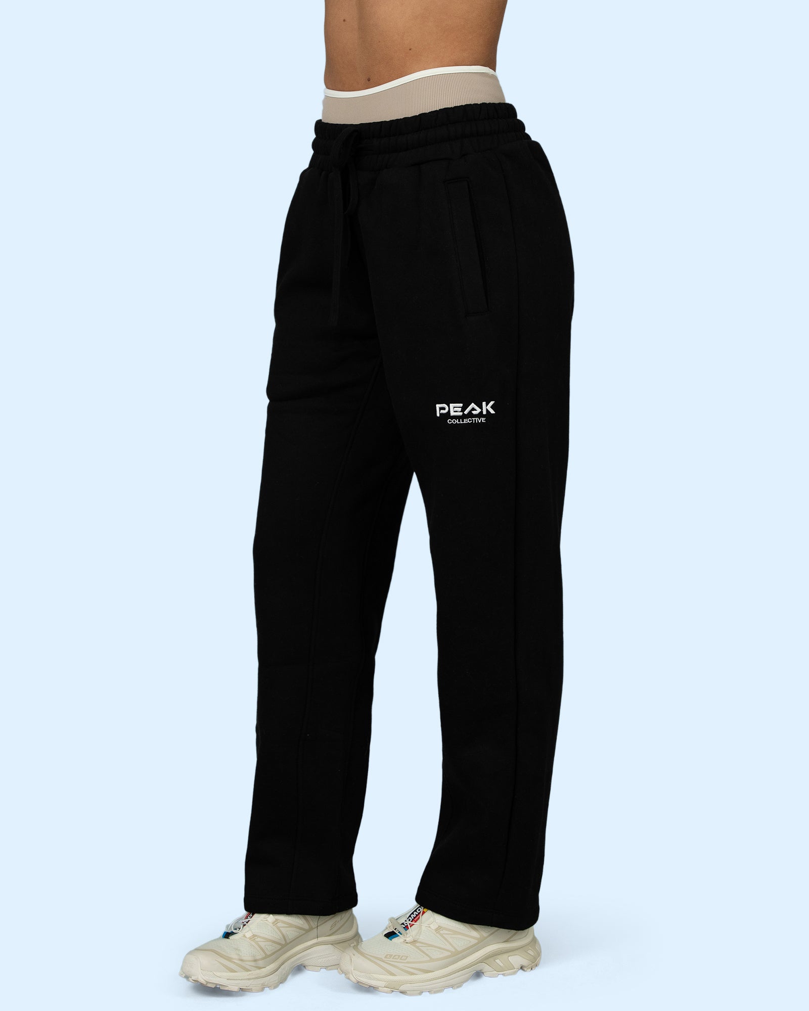 PEAK Collective Fitted Joggers – Black
