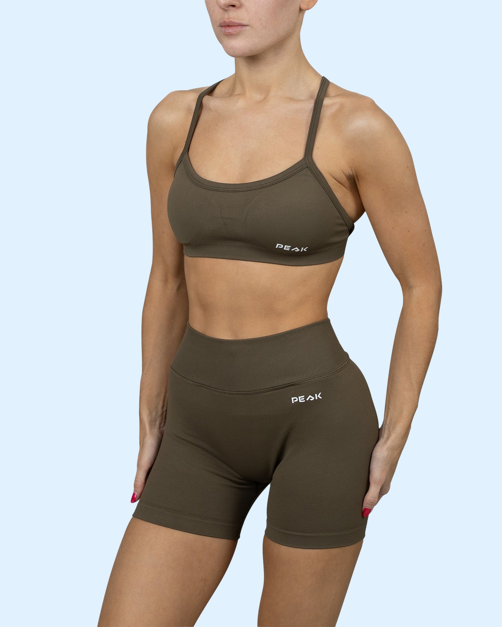 Vertex Sports Bra - Cocoa