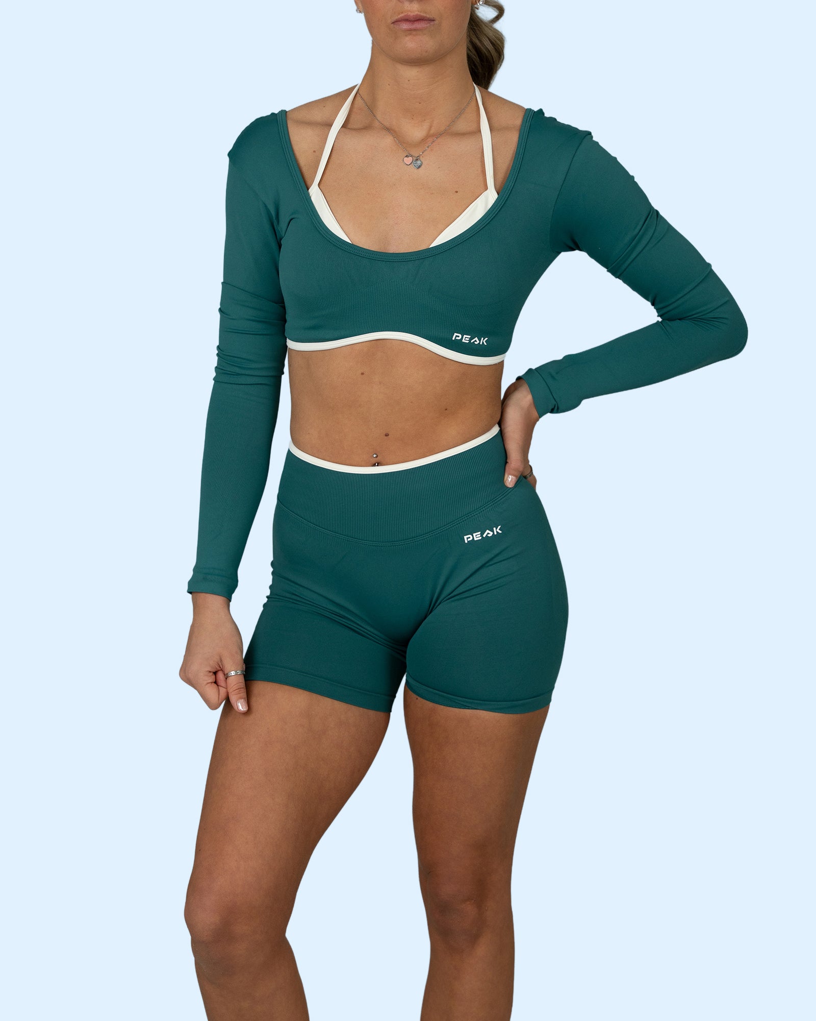 Aurelle Top - Bottle Green