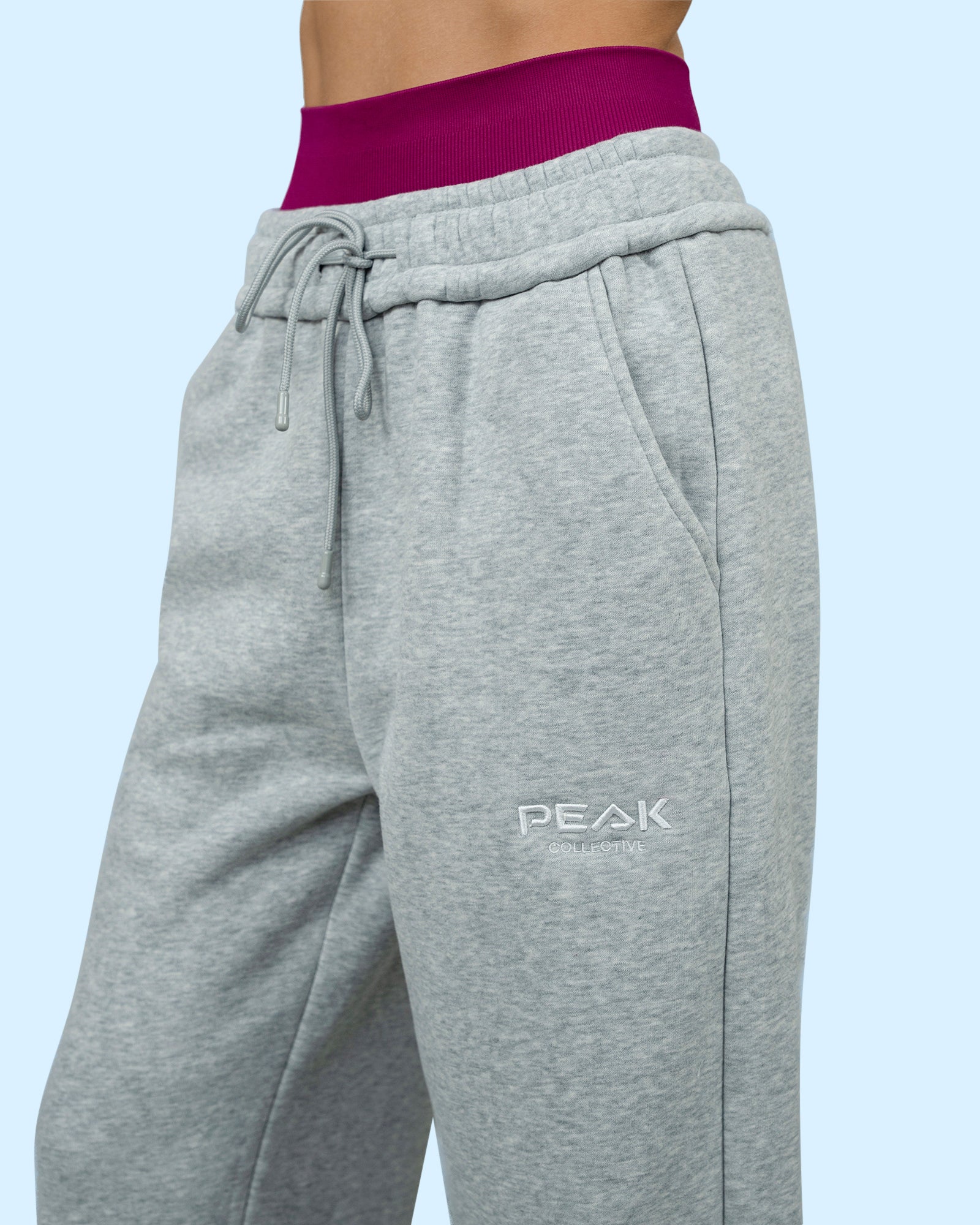 PEAK Collective Joggers – Grey Marl