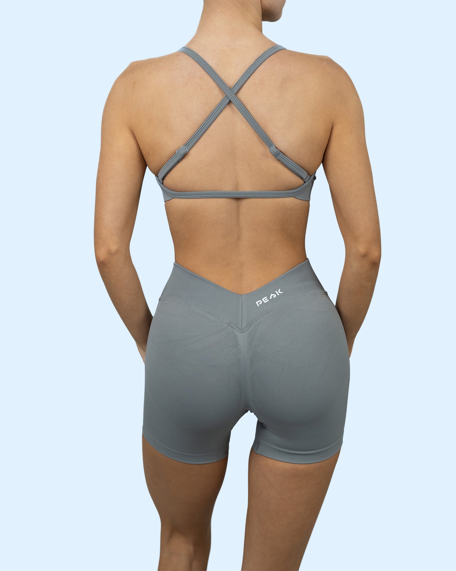 Vertex Sports Bra - Slate Grey