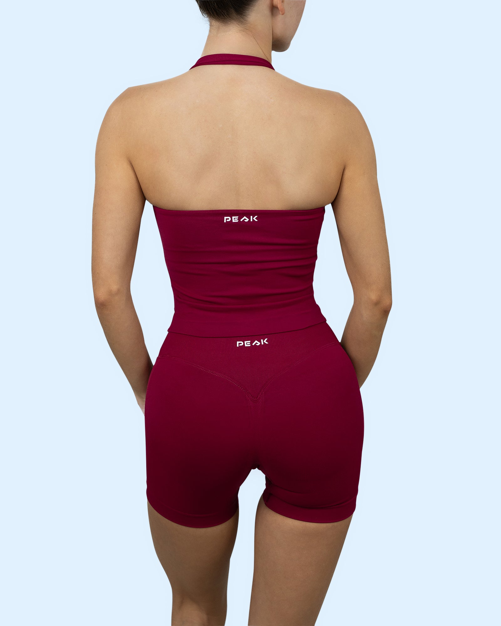 Ember Halter Top - Ruby