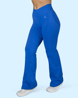 Exceed Flared Leggings - Azure