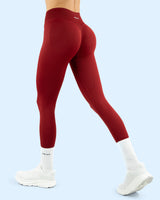 Embrace Leggings - Crimson Red