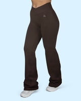 Exceed Flared Leggings - Cocoa