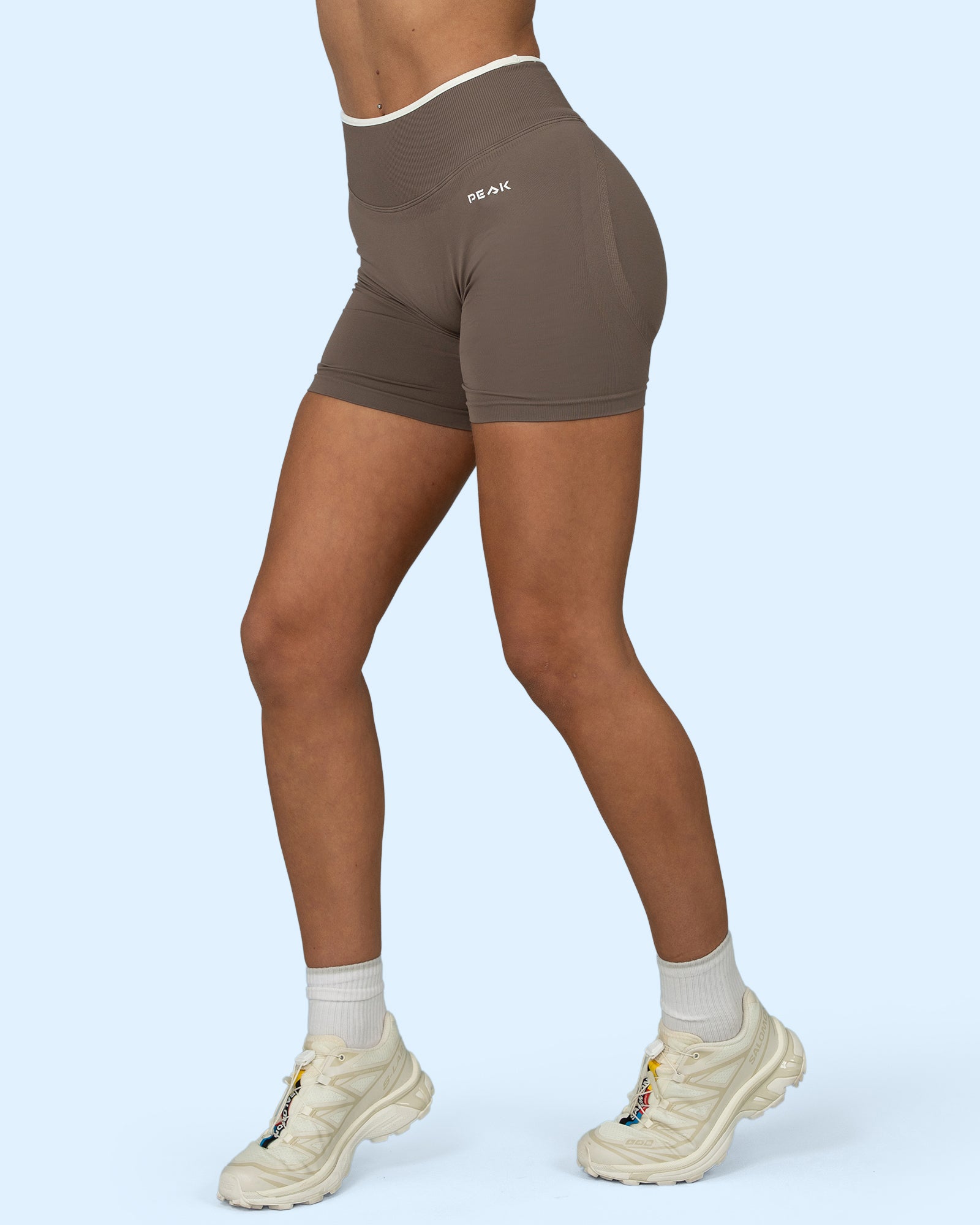 Aurelle Shorts - Taupe Brown