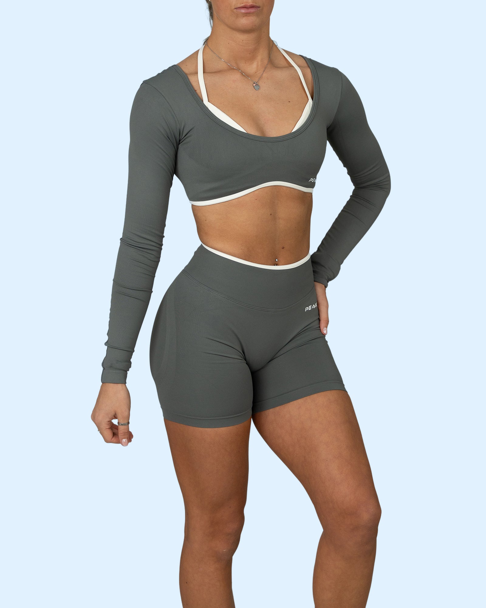 Aurelle Top - Charcoal